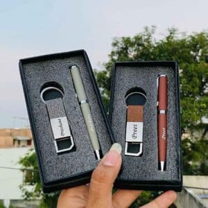 Customised Pen And Keychain Combo