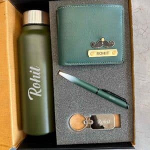 Hycross Custom Gift Set – Bottle, Wallet, Pen & Keychain