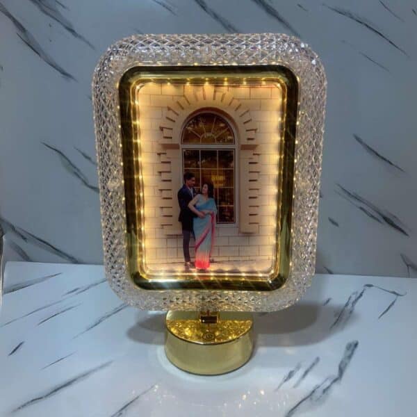 Custom LED Moon Lamp with Touch Sensor – Dual Photo - Image 2