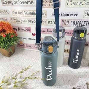 Pastel Bottles for Kids – Hot & Cold with Straw