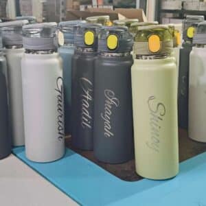 Pastel Bottles for Kids – Hot & Cold with Straw