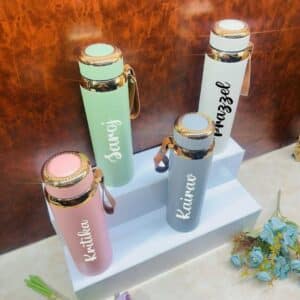 Premium Pastel Insulated Bottles - Stylish with Leather Strap