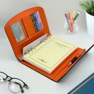 Customised Folder Diary with Name - Replaceable Pages