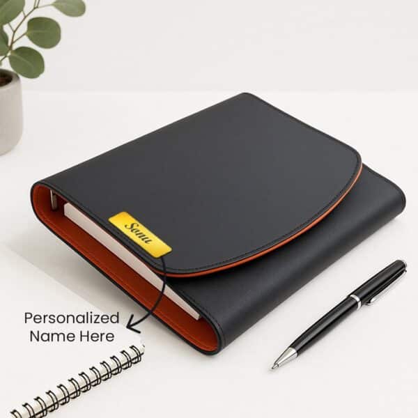 customised folder diary