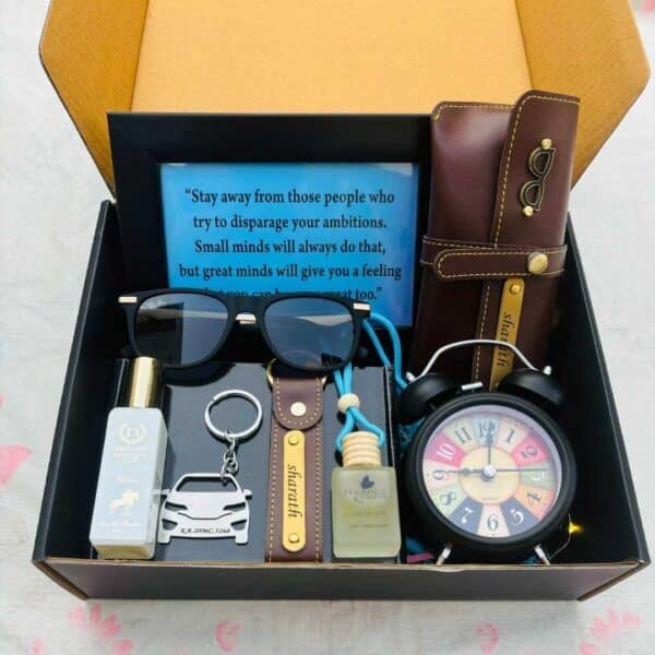 customised hamper for car lovers