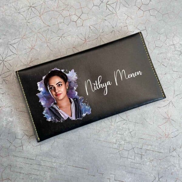 customised womens wallet with photo and name