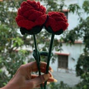 Handmade Crochet Rose