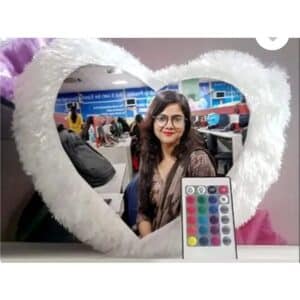 Personalized Fur Cushion – Multiple LED & Shape Options