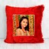 personalized fur cushion
