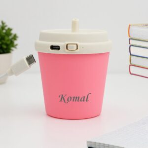 Space Astronaut LED Cup Lamp – Custom Name