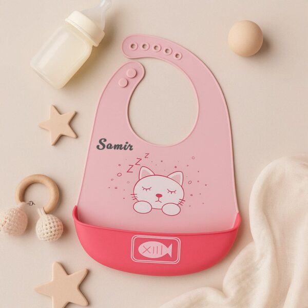 personalized silicone baby bib