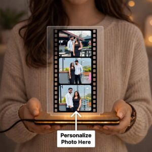 Personalized Film Strip LED Photo Frame Lamp – Custom Memory Light with UV Printed Images