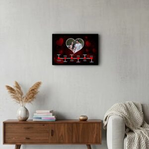 Personalized Love Story Timeline Frame
